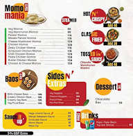 Zomoz - The Momo Company menu 1