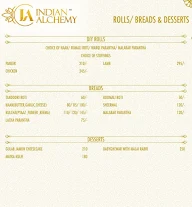 Indian Alchemy menu 3