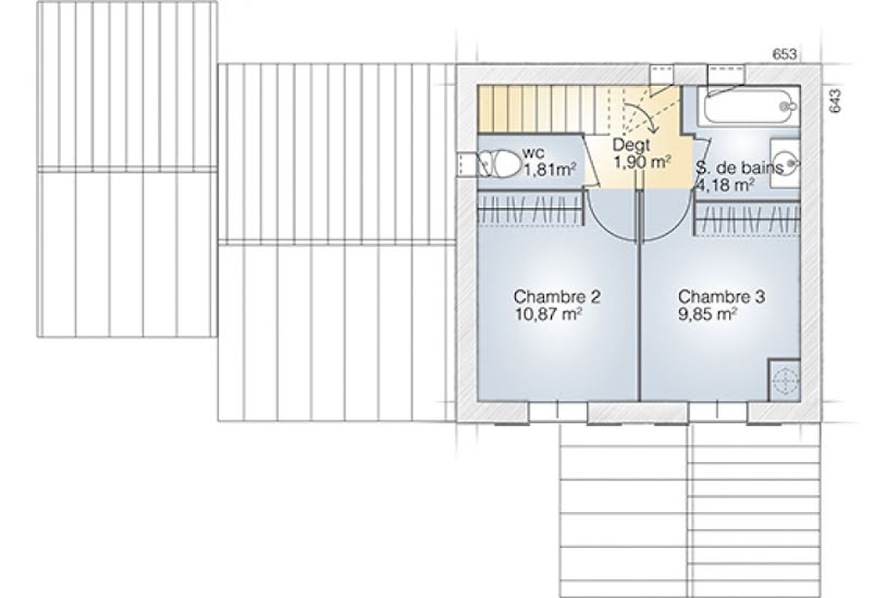  Vente Terrain + Maison - Terrain : 700m² - Maison : 90m² à Tresques (30330) 