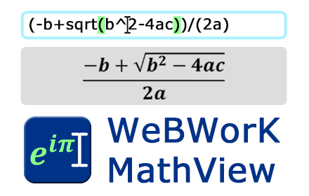 WeBWorK MathView small promo image