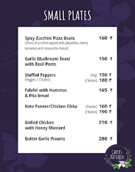 Capers Kitchen menu 1