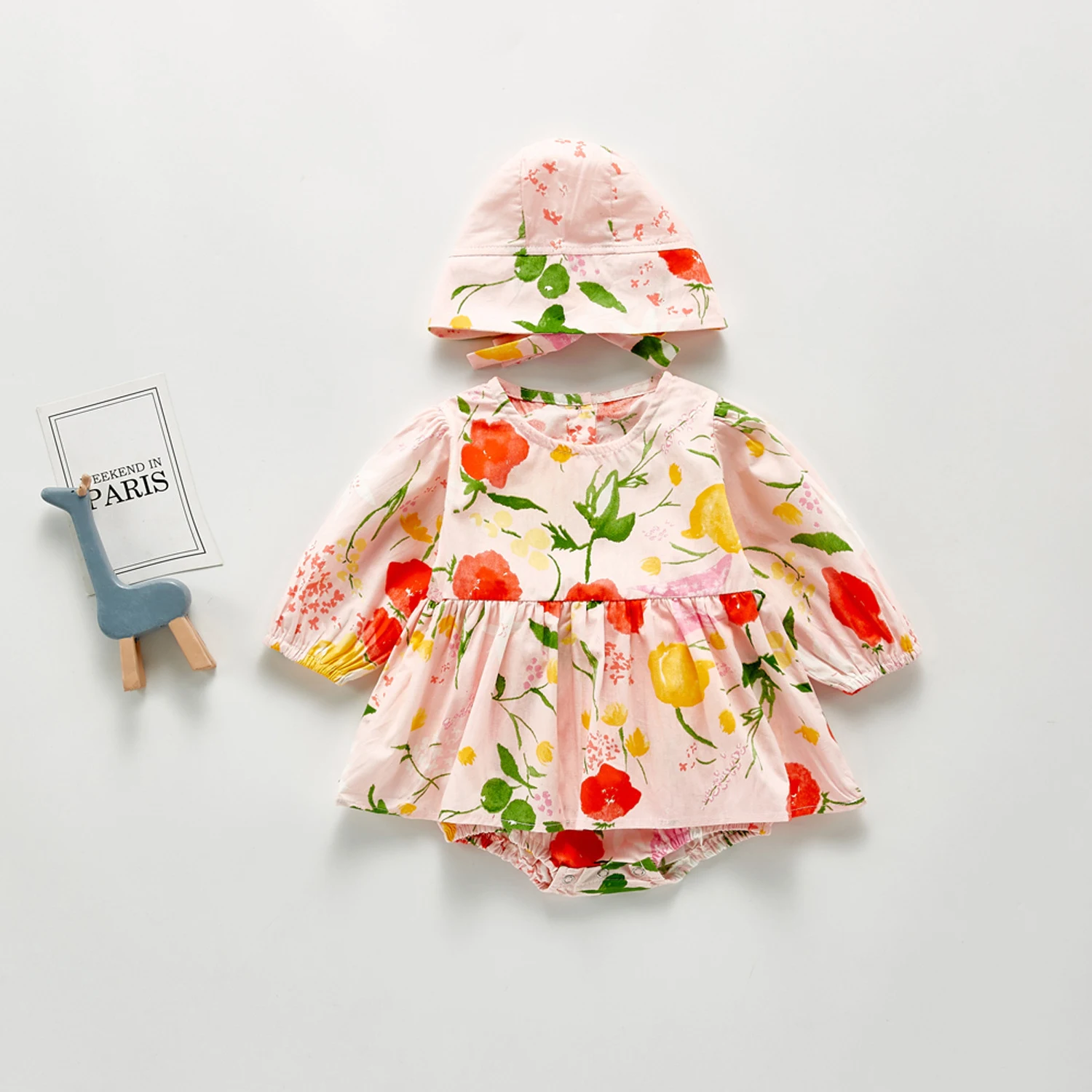 Title 2, Baby Romper met print voor pasgeborenen Schatti...