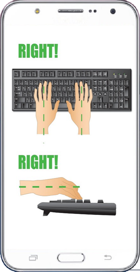 Android application Learn to Type screenshort
