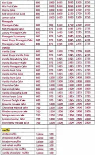 Cake Square menu 2