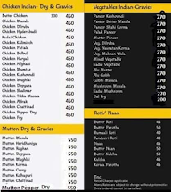 Rahham's Families International menu 2