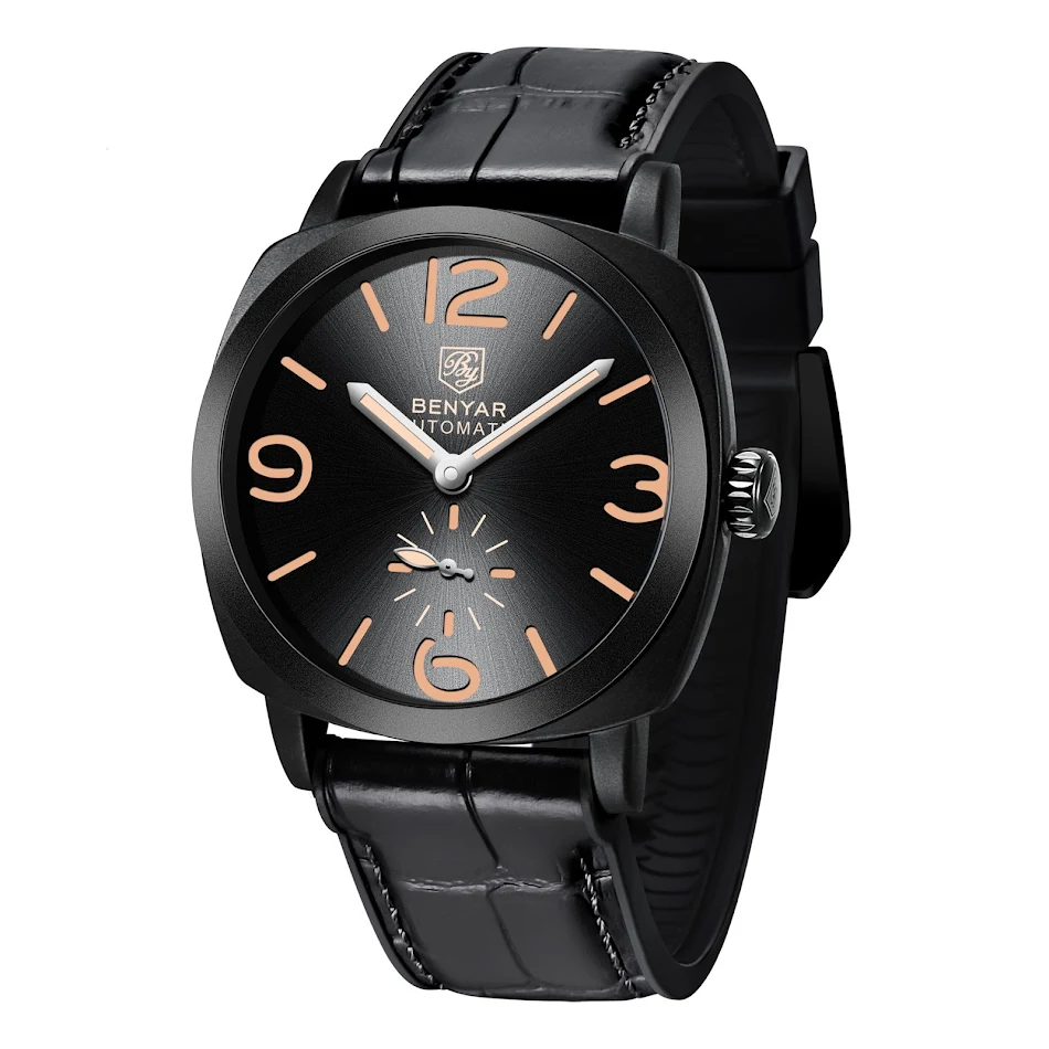 Casual Spiraal Crown Pin Buckle Mechanisch Horloge