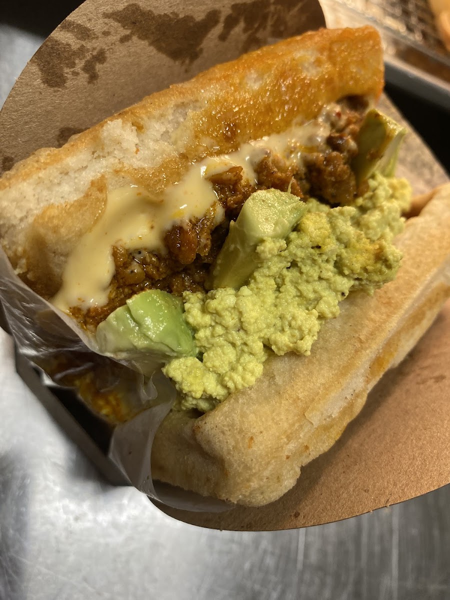 Dairy -free Gluten-free? It’s no problem for us! Try our build your own sriracha mayo, chorizo, avocado, and tofu scrambled eggs!