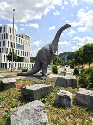 Dinosaurier auf Kreisel