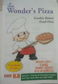 Wonder's Pizza menu 2