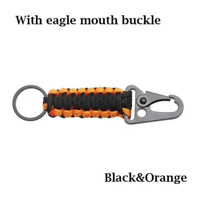 Kit de secours de camping avec corde et boucle Eagle Beak. Équipement d'urgence robuste pour les activités de plein air. Sécurité et fiabilité assurées.