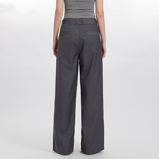 Title 3, Womens Simple Trousers, Straight, Loose Fit, A...