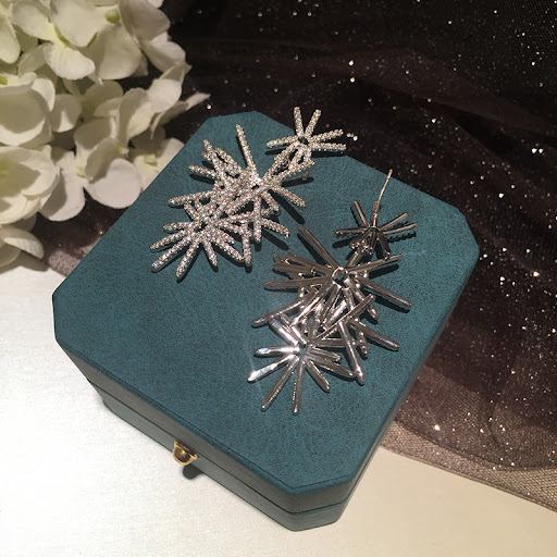 Title 1, Star Fireworks Earrings Female Super Flash, add...