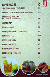 Aahar-Hotel Shelter menu 1