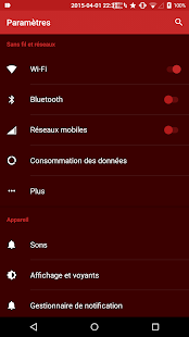 Lastest MaterialRed CM12 Theme APK