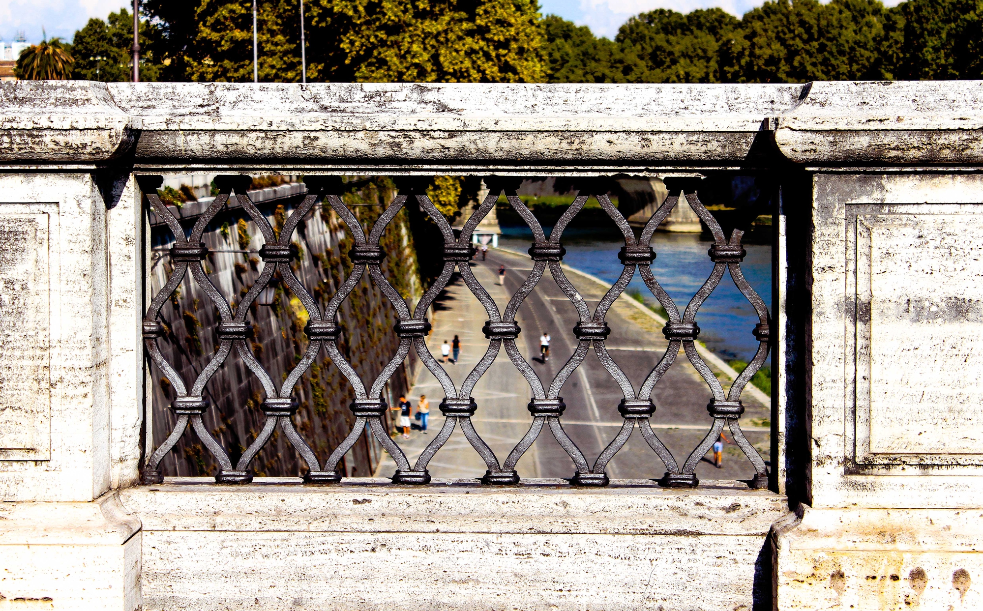 Tevere dal ponte di Daniele Lai