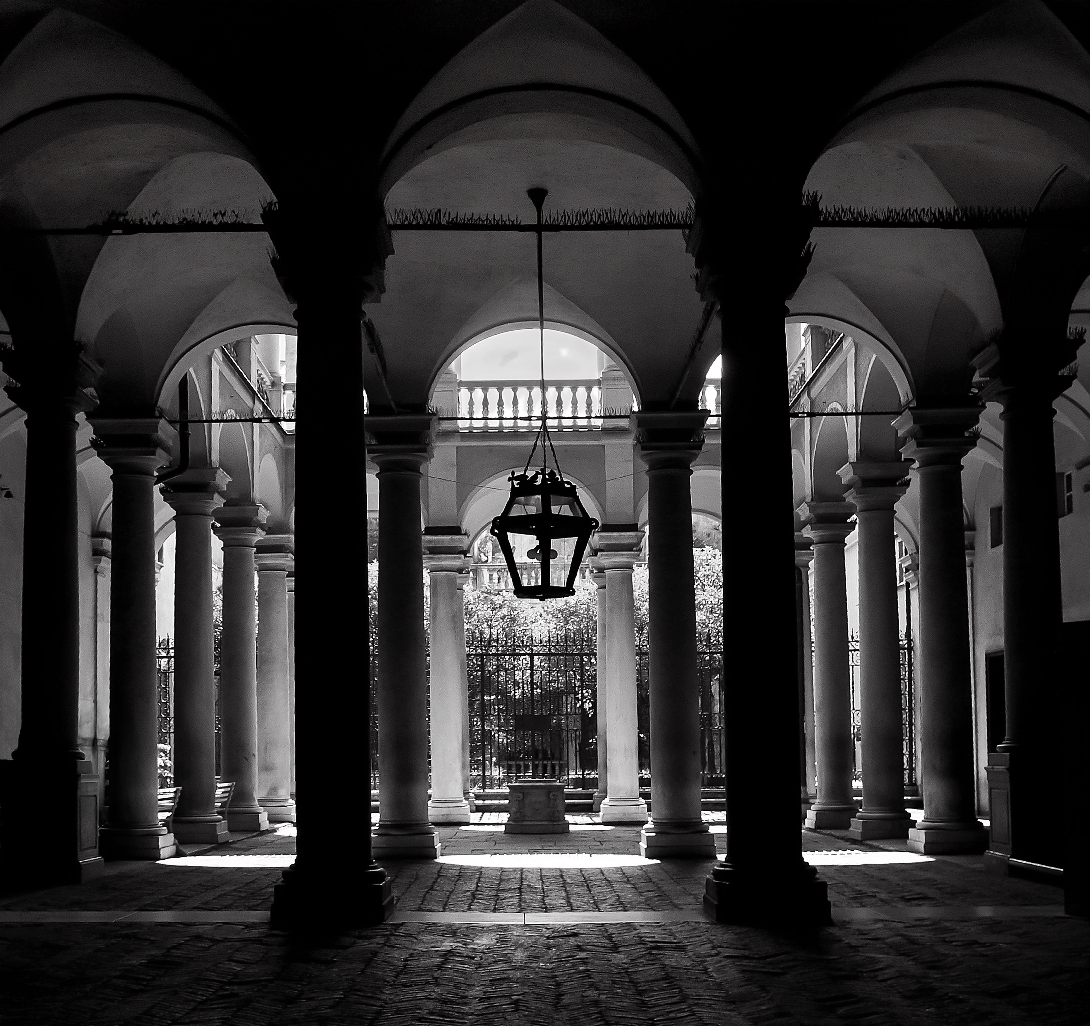 Portico casa nobiliare. di embalse