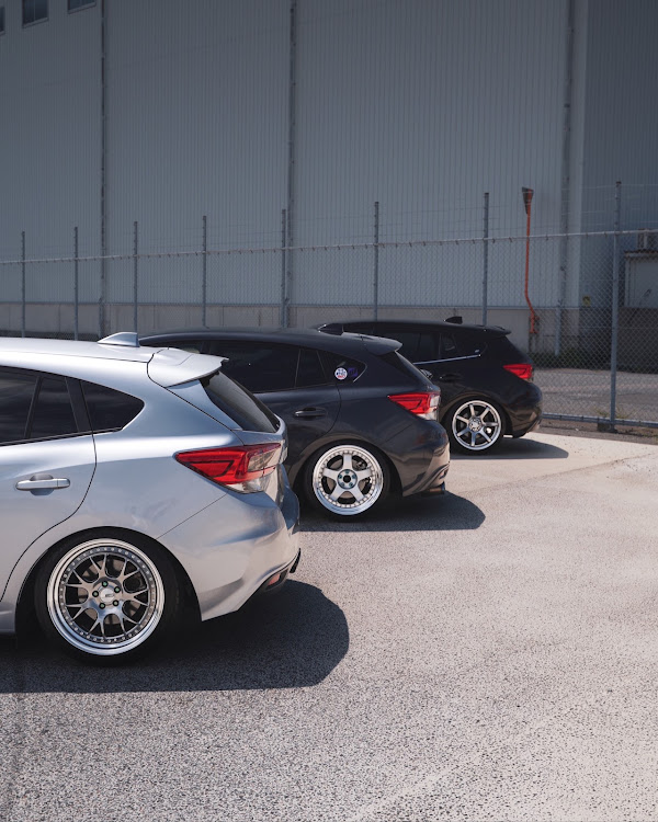 インプレッサ スポーツの低そうで低くない少し低い車・シンプルカスタム・DIY・オフ会に関するカスタム事例の投稿画像2枚目