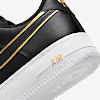 air force 1 ‘07 lv8 black / metallic gold / white / black