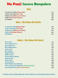 Kapoor's Cafe menu 4