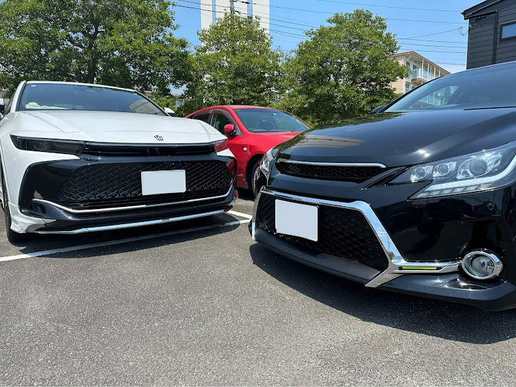 マークXの#車・７月もよろしくお願いいたします・友達とコラボ！！に関するカスタム事例の投稿画像1枚目