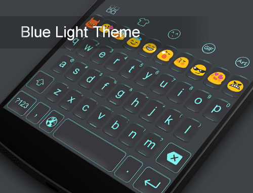 免費下載個人化APP|Blue light -Love Gifs Keyboard app開箱文|APP開箱王