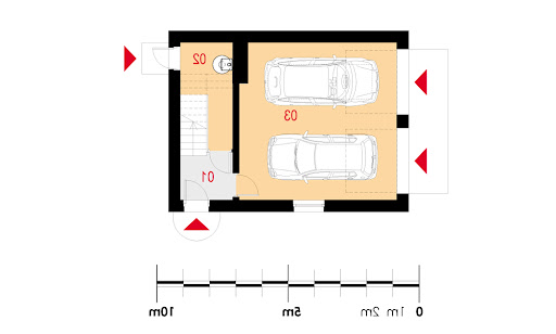 Vehiculum I G2 - Rzut parteru