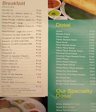 Saravana Bhavan menu 3