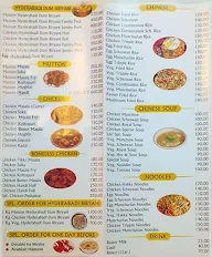 Hyderabadi Family Restaurant menu 2