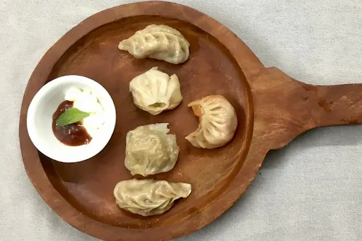 Jain Veggie Steamed Momos [5 Pieces]