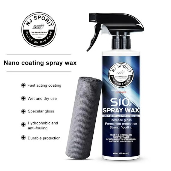 Dung Dịch Phủ Sáp Ceramic Dưỡng Bóng Sơn Xe Ô Tô High Gloss Car Wax Polish Spray Top Coat Polish Polymer Paint Sealant