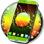 Rasta Green Leaf 3D Clock Apk