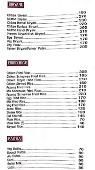 Ravi Raj menu 4