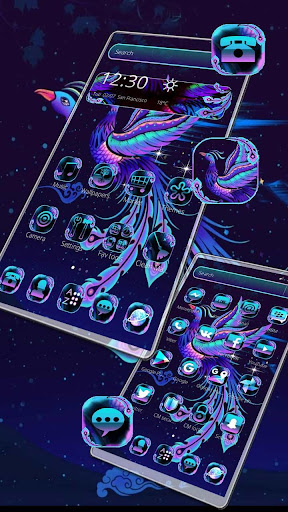 Shining Phoenix Launcher Theme