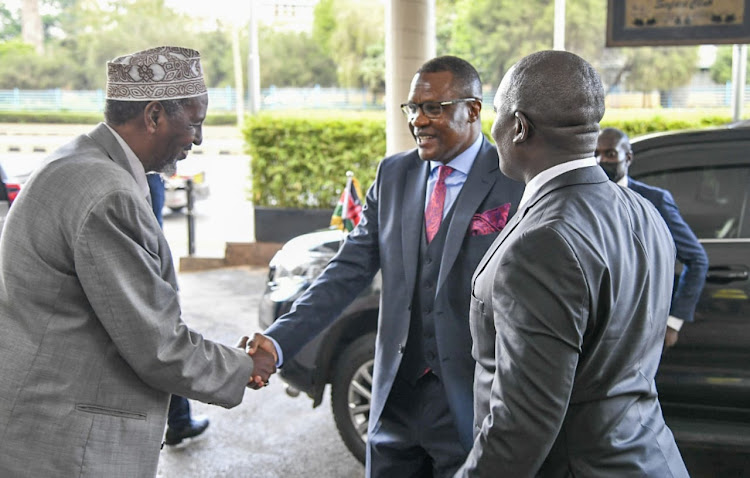 Information, Communications and Digital Economy CS Eliud Owalo Owalo during a breakfast reception in his honour, hosted by the Institute of Human Resource Management.