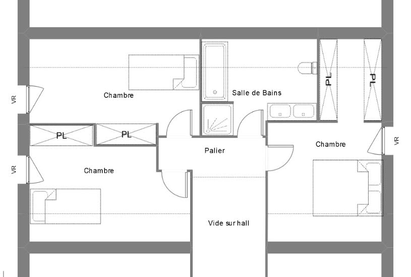  Vente Terrain + Maison - Terrain : 400m² - Maison : 100m² à Billy-Berclau (62138) 