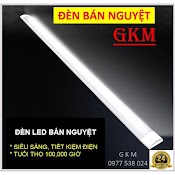 Đèn Led Bán Nguyệt 0.6 Mét, Công Suất 30W, Siêu Sáng, Đèn Led Tuýp