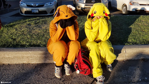 cold, tired and hungry in Toronto, Canada 