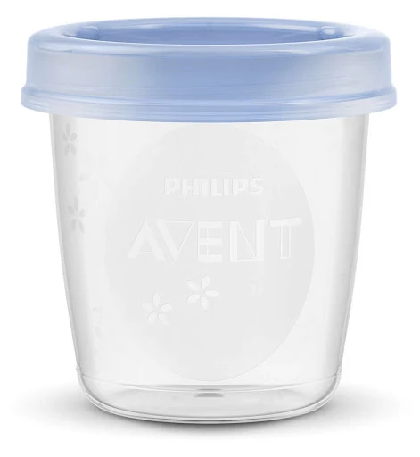 Cốc trữ sữa Philips Avent bằng nhựa (10 ly -180ml) 618.10