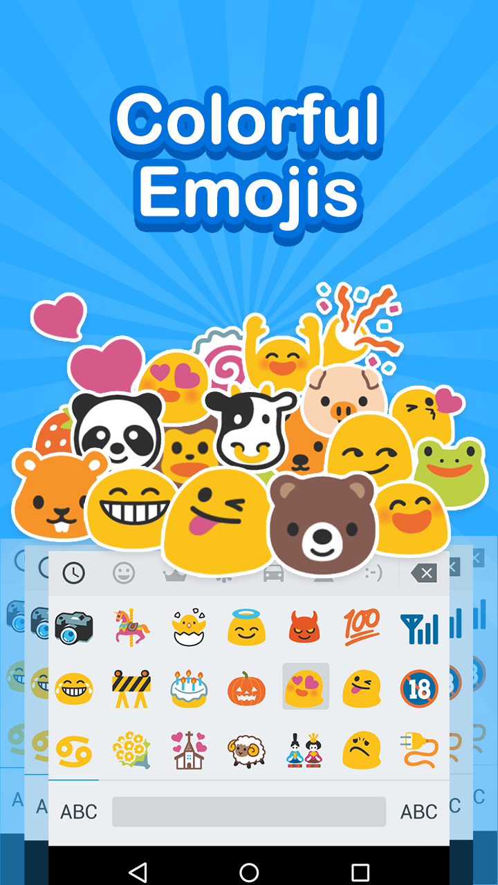 Emoji Keyboard - Emoticon GIFs Screen 1