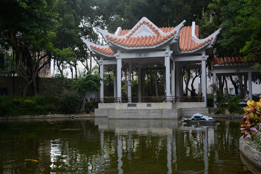 中國式庭園建築樂水亭