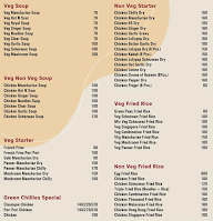 Green Chillies menu 1