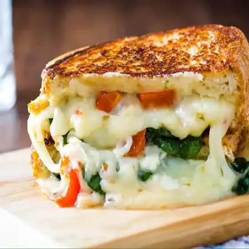 Grilled Veg Cheese Sandwich