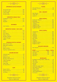 Sindhi Society Gymkhana menu 1