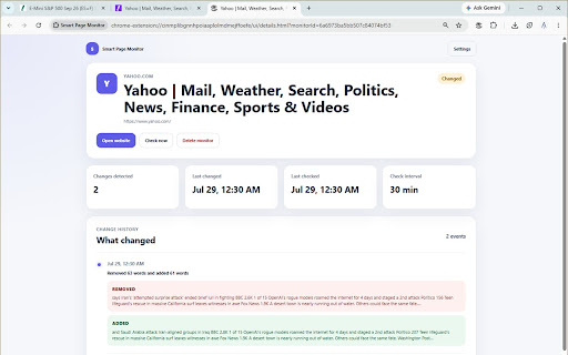 Smart Page Monitor screenshot 5