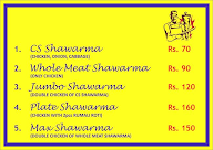 Coco Shawarma menu 1