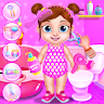 Baby Girl Caring: Animal Dress icon