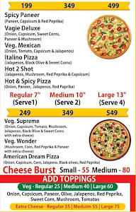 Pizza Brother's menu 2