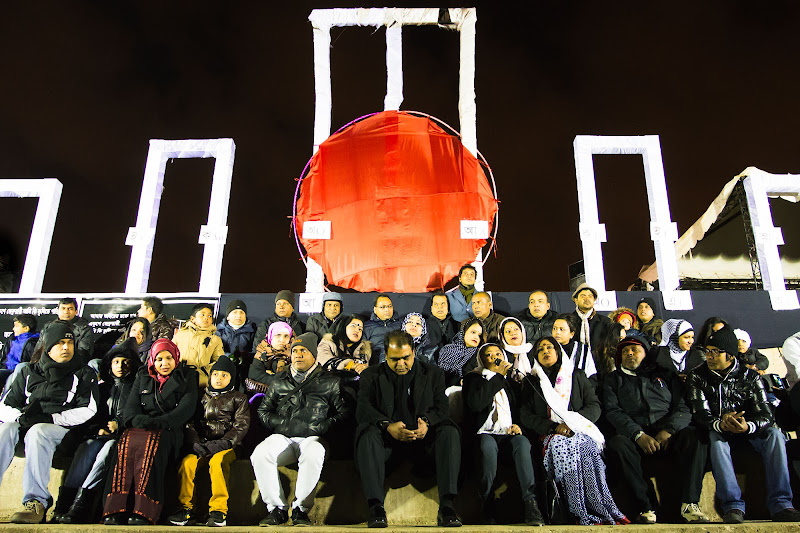 Shaheed Minar, Roma di massimopodio