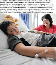 Photo: Nine-year-old Richardo Reiners and his grandmother Tryna Reiners, right, were shot and injured during an armed attack  on the parsonage on Monday Jan 3 2011 in Birchleigh, Kempton Park.