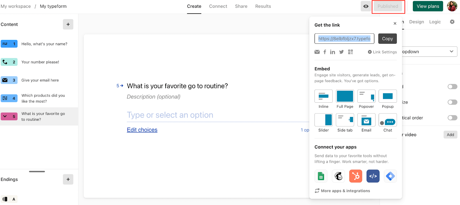 Typeform vs Jotform